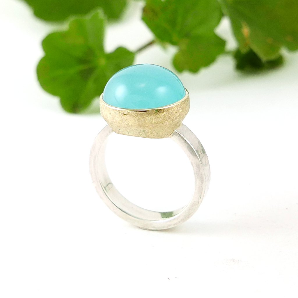 ring-conische-kast-geel-goud-zilver-chalcedoon